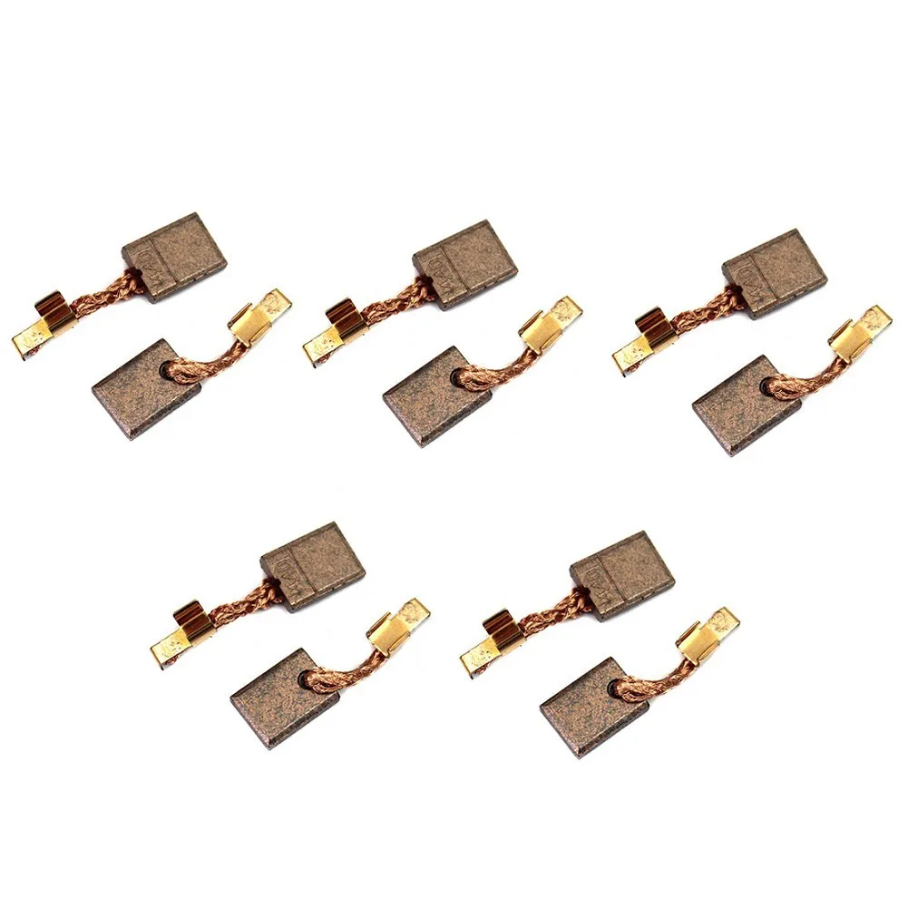 

10pcs Carbon Motor Brushes For MAK CB-440/ CB-436/195021-6/194427-5 DCPB16 DHP446RFE BTS130RFE Cordless Drill Driver