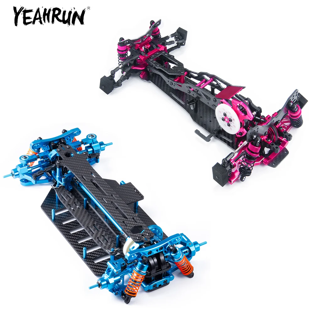 YEAHRUN Metal/Plastics Frame chassis For 1/10 Sakura D5 1/10 Tamiya TT01 TT02 DIY Upgrade Parts