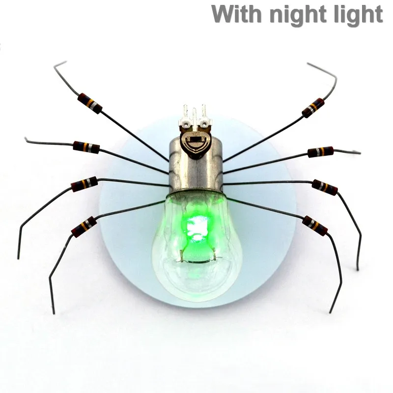 Robotic Insects Science Electronic Animal for School Educational Robotics Kit Non-soldered Steam DIY Toys and Robot Kit for Kids