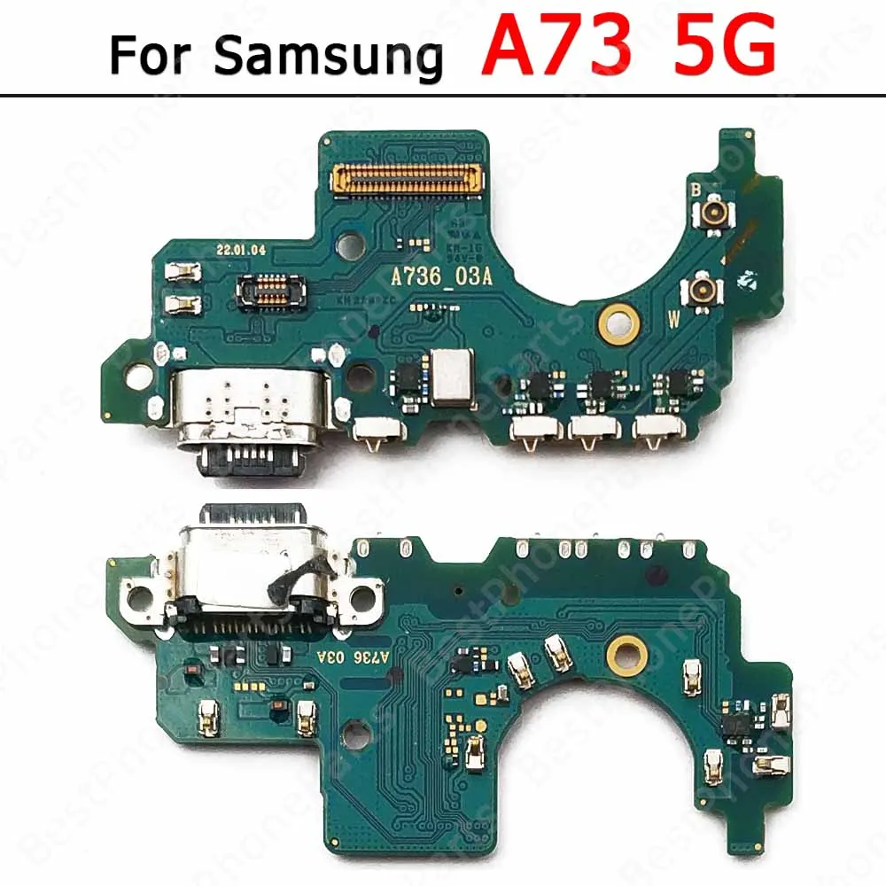 For Samsung Galaxy A53 A73 A03 Core A03s A13 A23 A33 5G Charge Board Usb Connector Charging Port PCB Socket Spare Parts