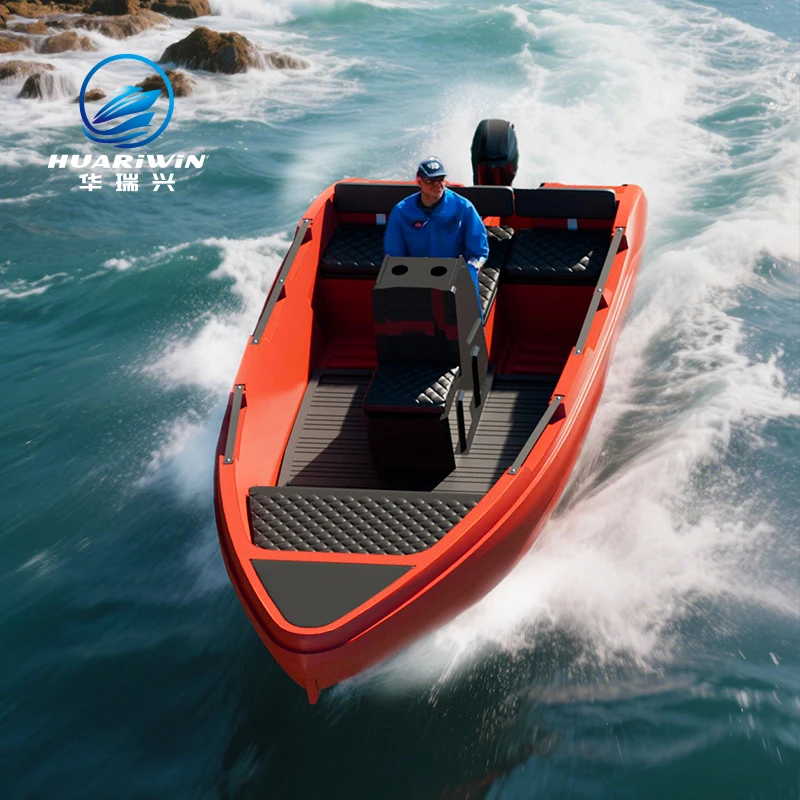قارب تزلج وسريع عالي السرعة HDPE 4.9M-7 سعة هيكل مقاوم للرياح للاستخدام الساحلي في نهر البحيرة #1