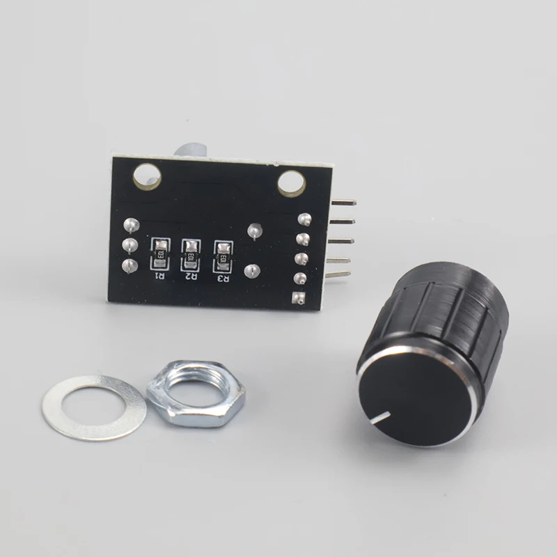 وحدة التشفير الدوارة KY-040 مع زر الضغط 360 درجة 20 نبض 5 فولت لمحرك التحكم في مستوى الصوت لقائمة Arduino Pos