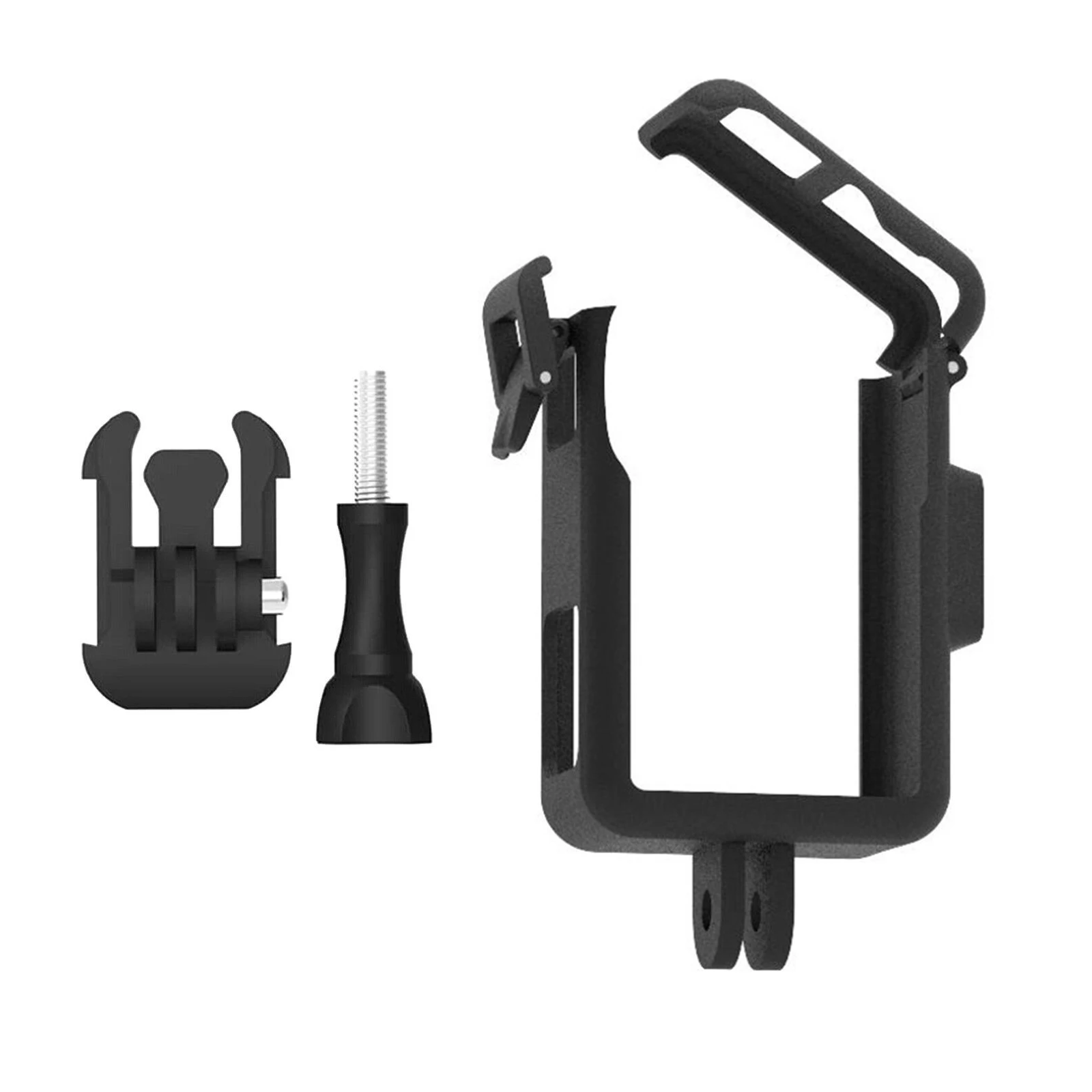 Protable Quick Release Protective Frame With Cold Shoe For DJI Osmo Action 3 Camera Case Drop-proof Bracket Extended Accessories