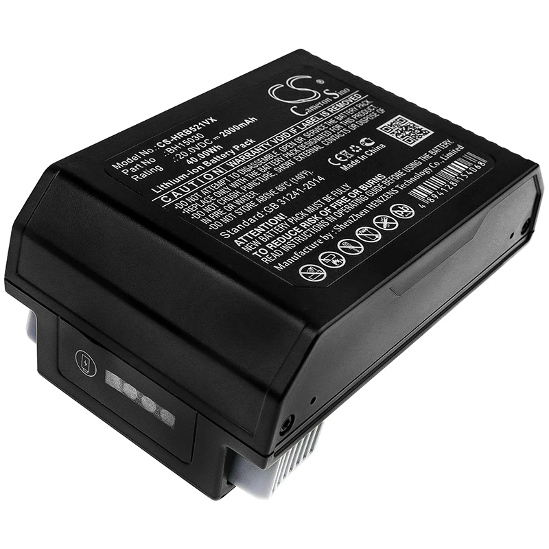 Vacuum Battery For Hoover BH15030 BH15030C BH15040 BH15260 BH15260PC BH25040 VAX BH55210 BH53310 BH53350 BH53420 BH12001