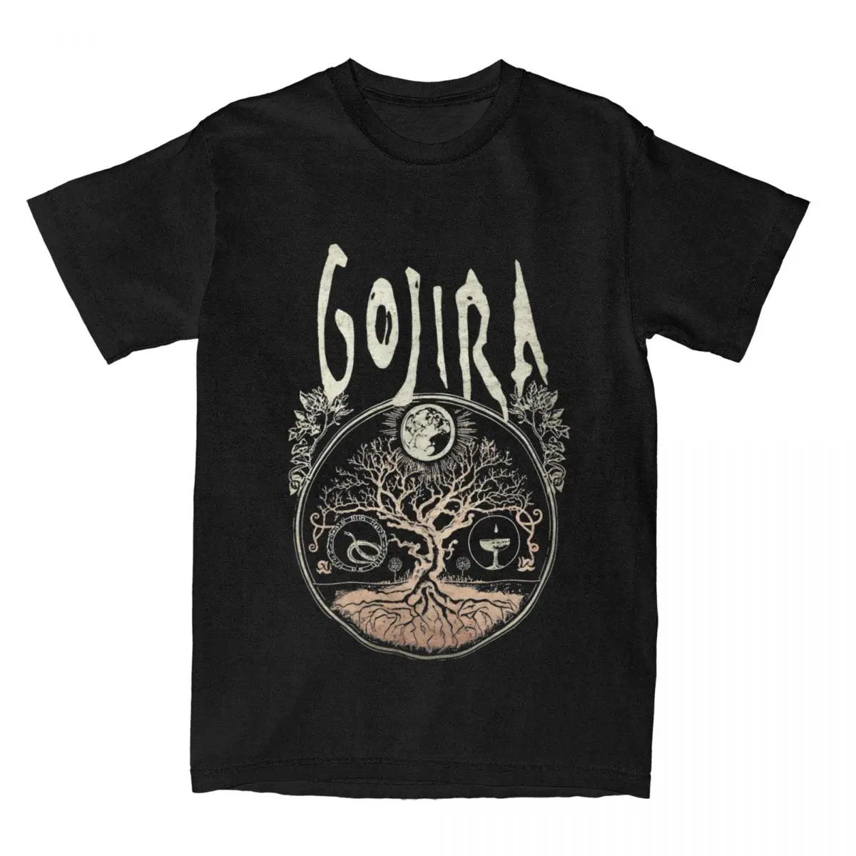 Rock Metal Band Gojiras Men Women\'s T Shirts Merch Vintage Tees T-Shirt Cotton Summer Clothing