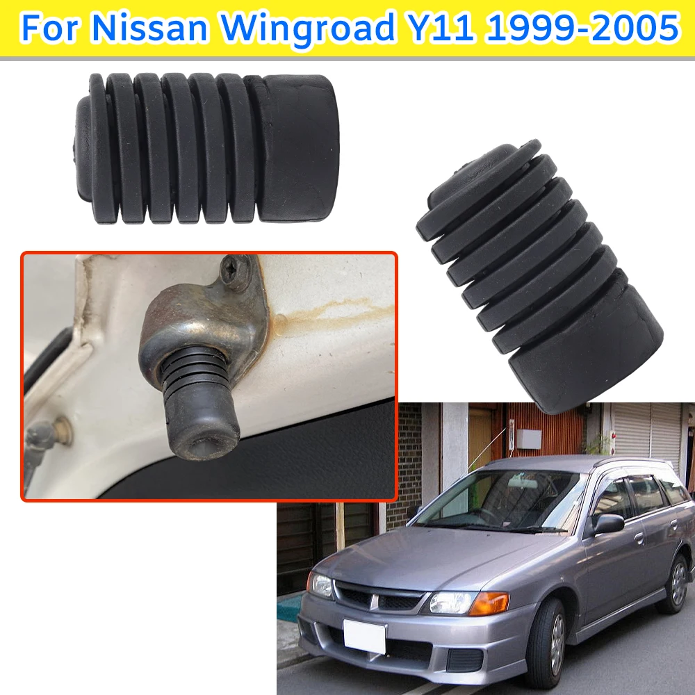 

For Nissan Wingroad Y11 1999-2005 Car Hood Trunk Lid Tail Gate Bonnet Stop Mount Buffer Cushion Parts Sleeve Trim Grommet Glue