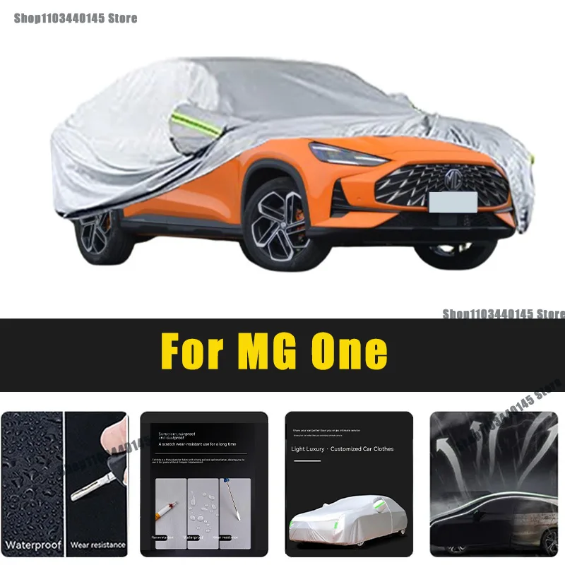 

Full Car Covers Outdoor Sun UV Protection Dust Rain Snow Oxford cover Protective For MG One Accessories car umbrella