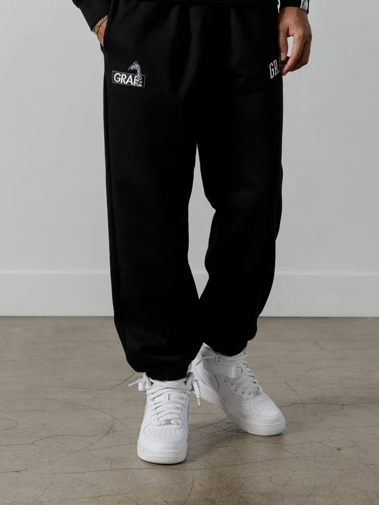 

GRAF original brand Shu AK47 angel giraffe simple terry thin American casual sweatpants