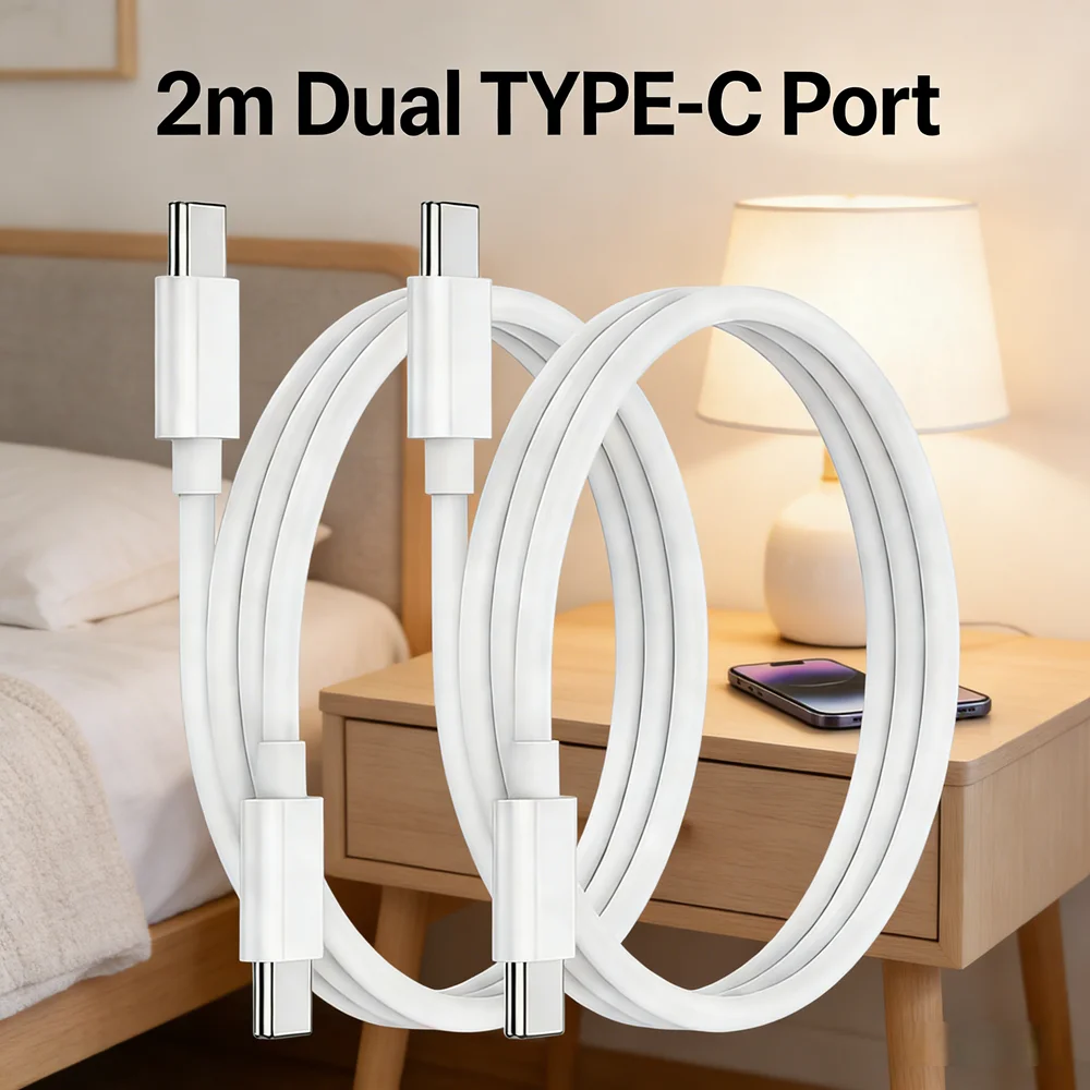 2-Pack 2M Usb C Fas…