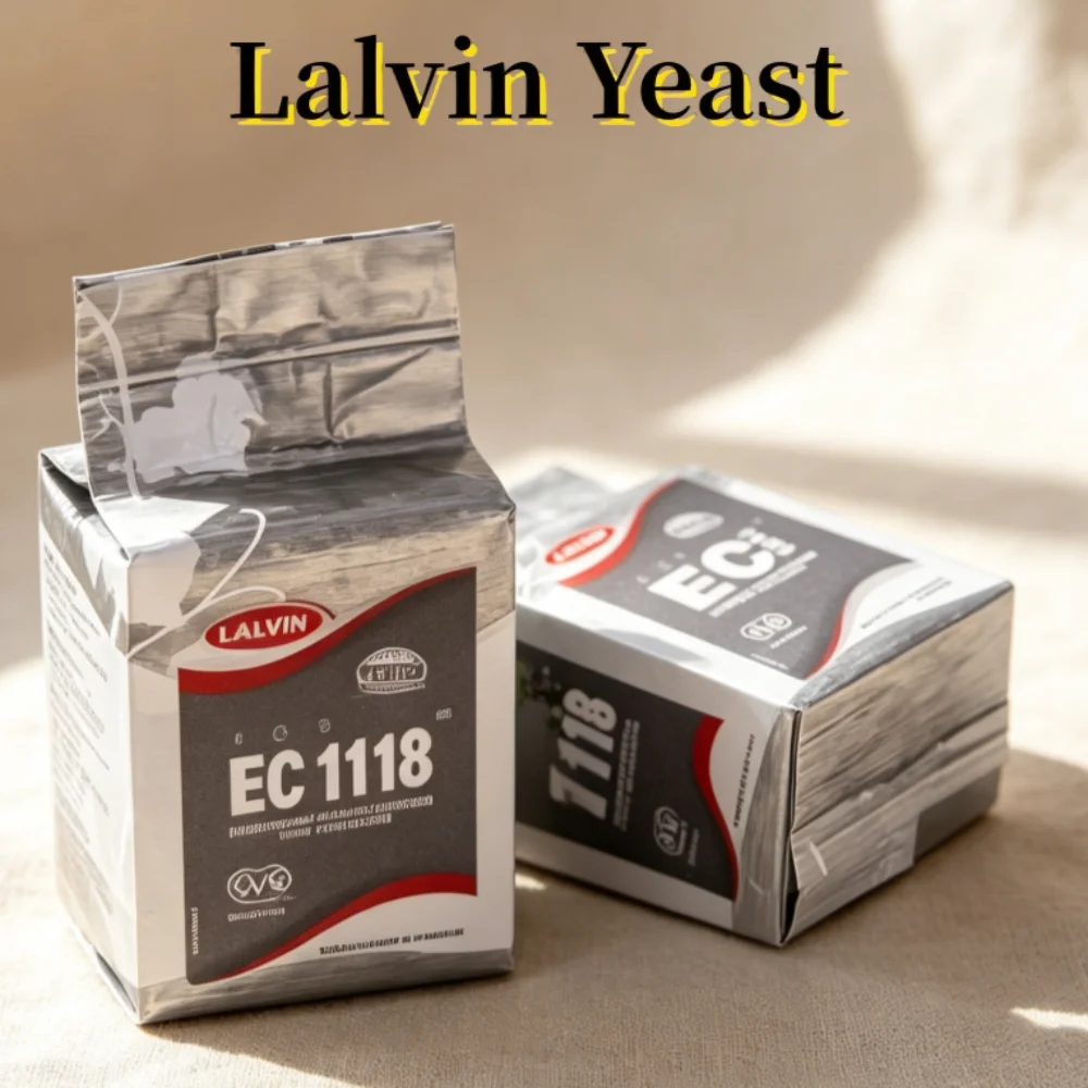 25g Lalvin ICV-D47 Grape Fermentation Yeast, BOURGOVIN RC212 BM4X4 71B Strains, 5g*5 Independent Moisture-Proof Aluminum Bags fo