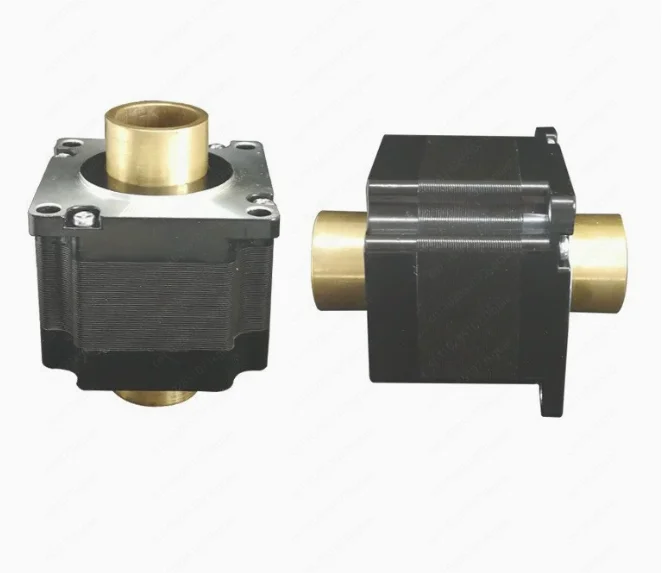 57 hollow shaft stepper motor, large diameter 20mm hollow stepper motor, non-standard motor can be threaded