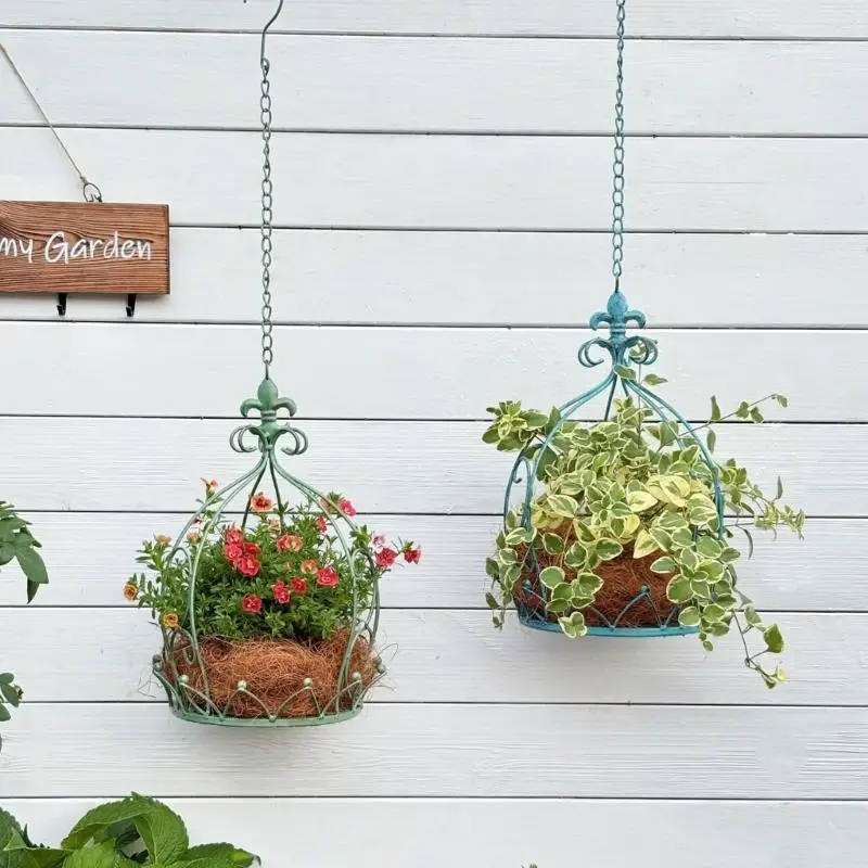 g6kf-iron-hanging-basket-for-plant-outdoor-indoor-balcony-flowerpot-with-chain