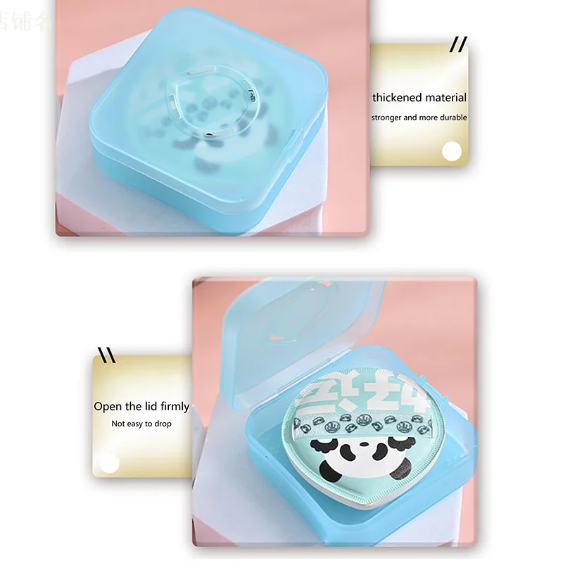 1pcs Camera Empty Air Cushion Puff Box Portable Cosmetic Makeup Case Container With Powder Sponge For BB Cream Foundation