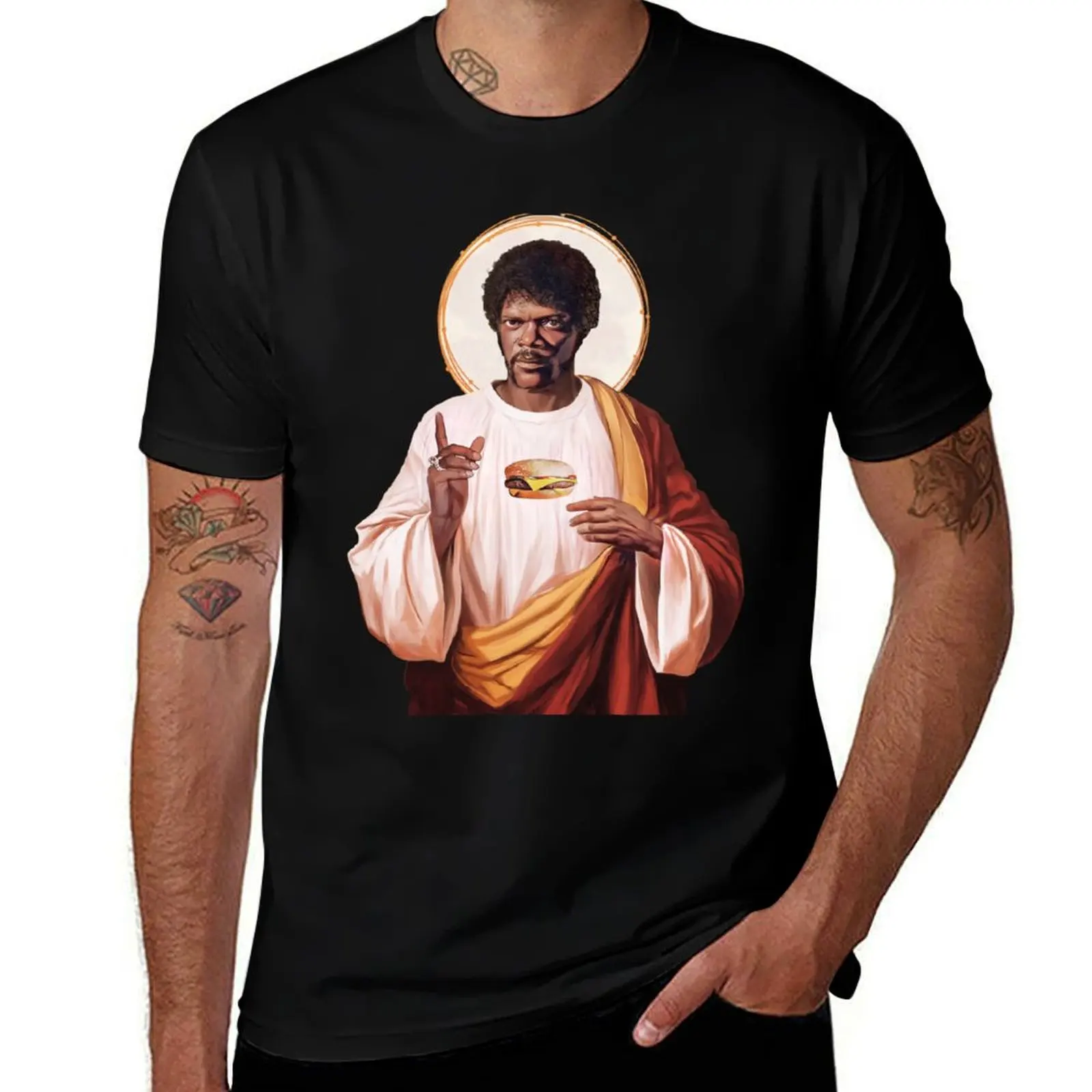 Футболка Saint Jules Winnfield, легкая спортивная футболка для бега