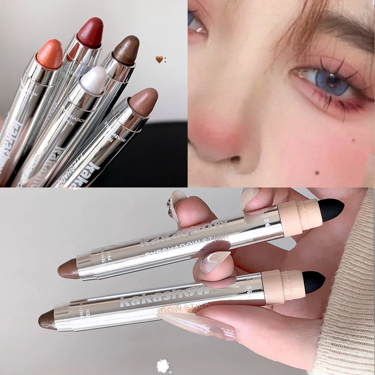 Ahşap Kahverengi Kırmızı Göz F - Eyeshadow Glitter Pigment incelemesi ve fiyatı