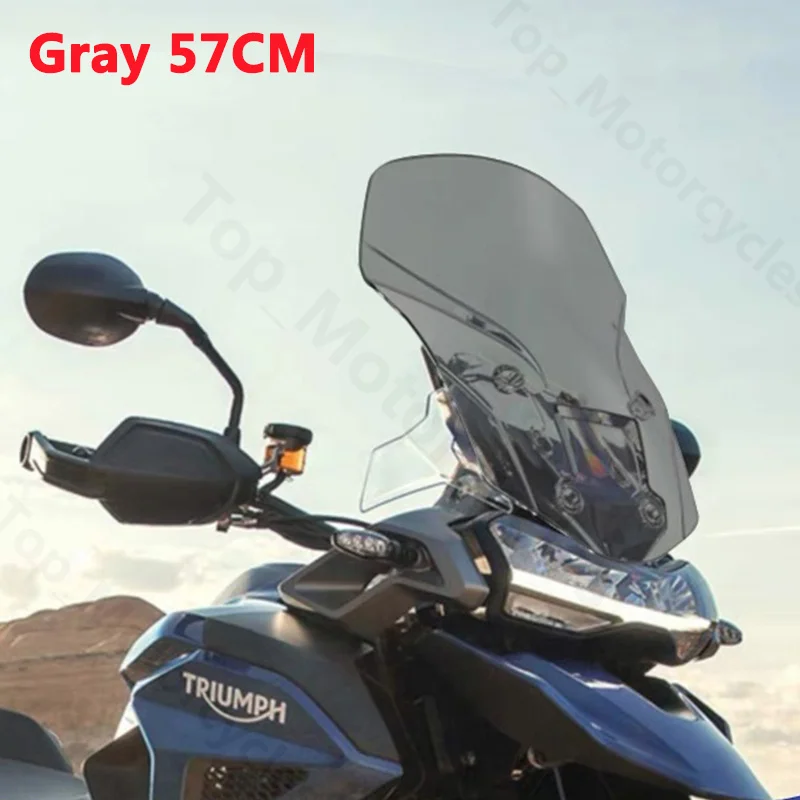 For Triumph Tiger 1200 GT Rally 1200GT 1200Rally Pro Explorer Motorcycle Windshield Windscreens Wind Deflectors Viser Visor Gray