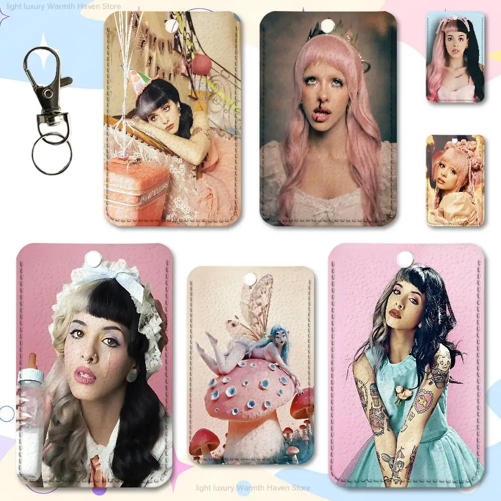 

M-Melanie M-Martinez Portals Custom Access Card Case Leather Card Holder Transportation Card Case Gifts