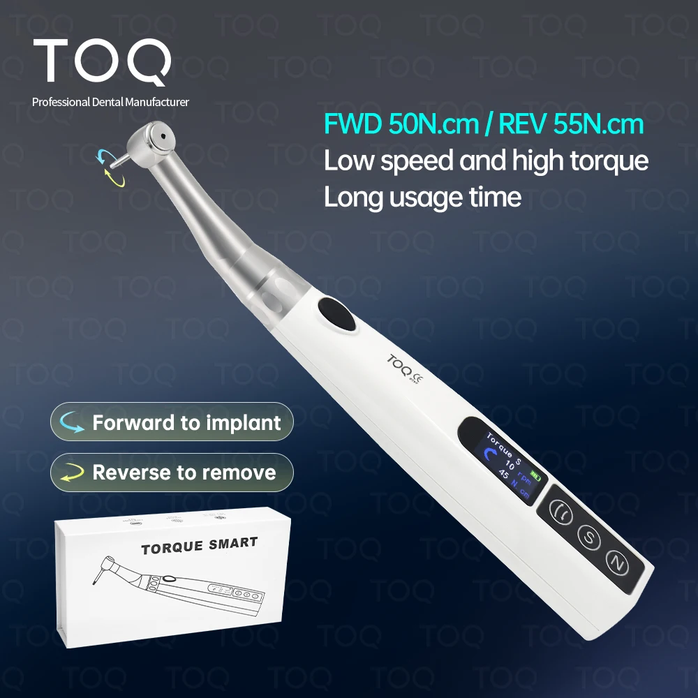 Dental Surgical Equipment Wireless Electric Implant Torque Wrench 16Pcs Screws Universal Torque Screwdriver Dentist Repair Tools