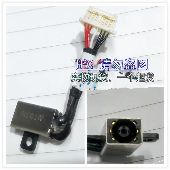 

For Dell Inspiron 11 3000 3148 Power Interface Charging Head with Cable DC-IN JDX1R