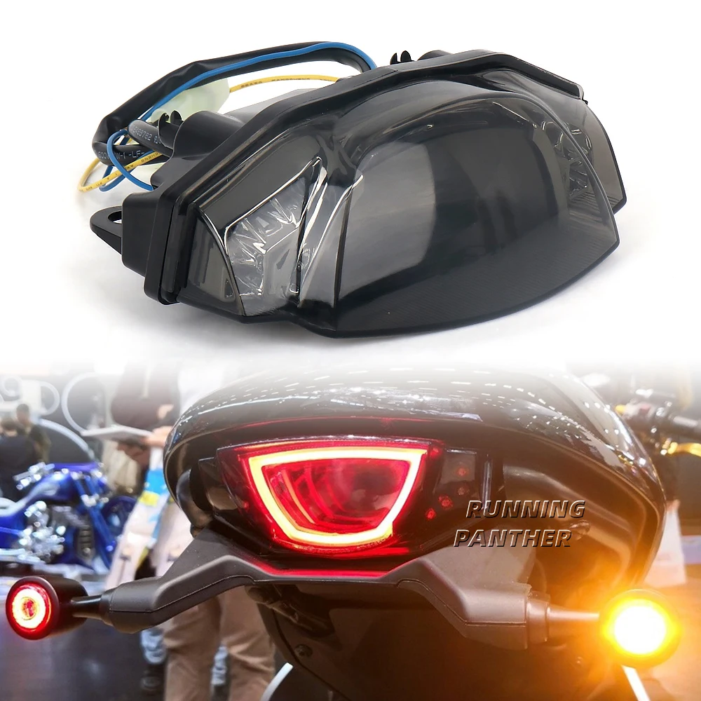 

New Motorcycle Accessories Rear Turn Signals LED Brake Tail Light For Ducati Scrambler 400 800 1100 Taillight Plug and Play