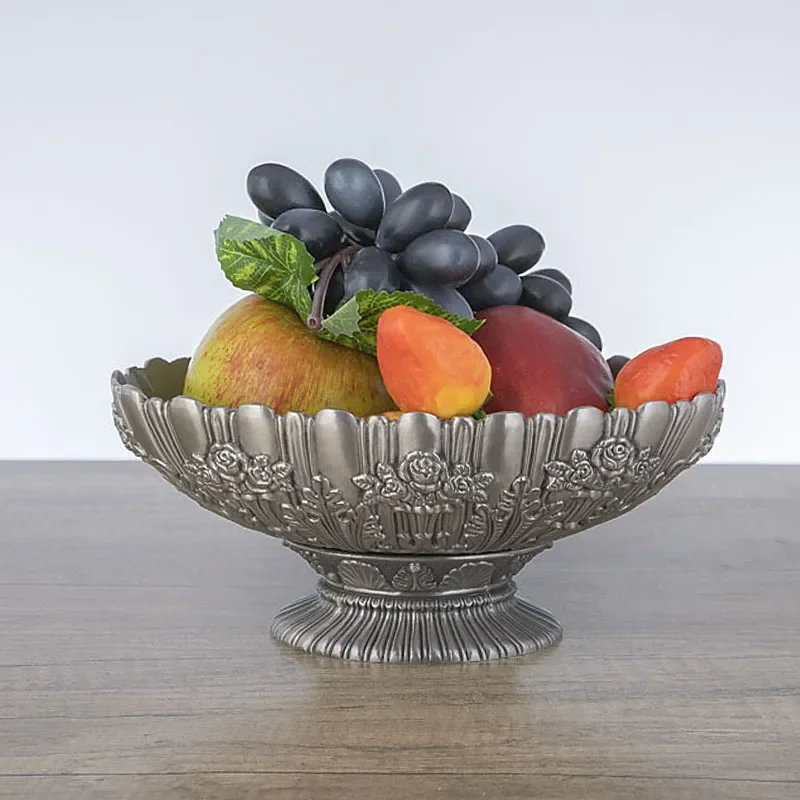 2025 Vintage Fruit Bowls Christmas Fruit Decorative Bowls Kitchen Table Home Decor Dessert Snack Fruit Tray
