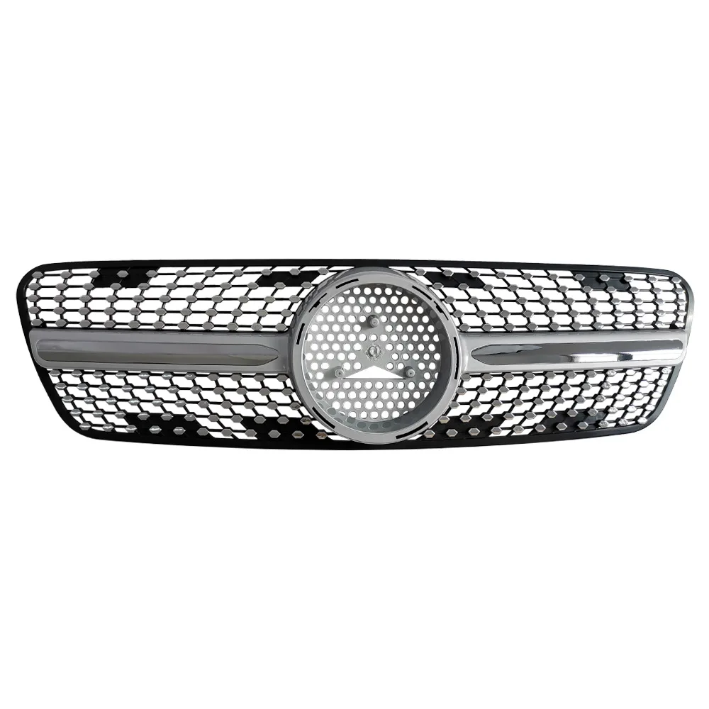 Perfect Match Hood Mesh Diamond Front Grille Radiator Grid Bumper Grill For Mercedes Benz ML W163 1998-2004 Car Auto Parts