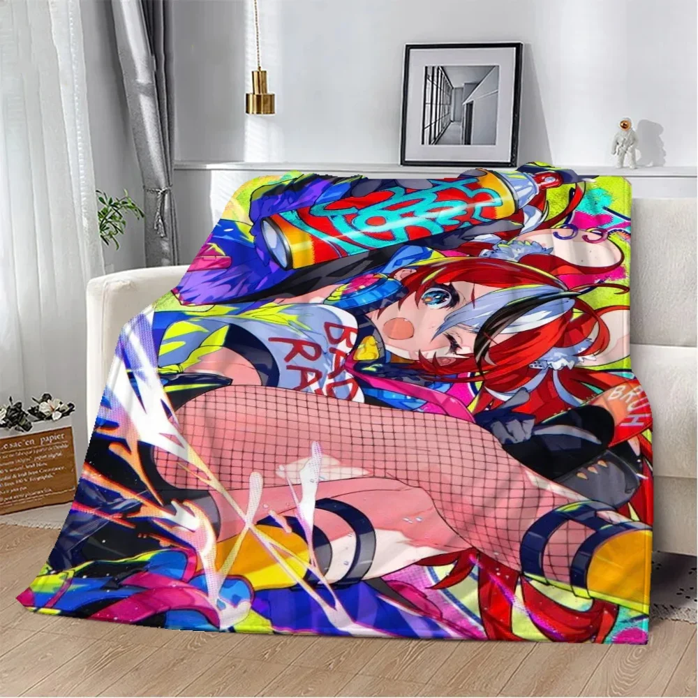 Mika Pikazo Nap Blanket King Size Interior for Home Beach Towel Fluffy Soft Blankets & Throw Luxury Bedding Knitted Plaid Knee