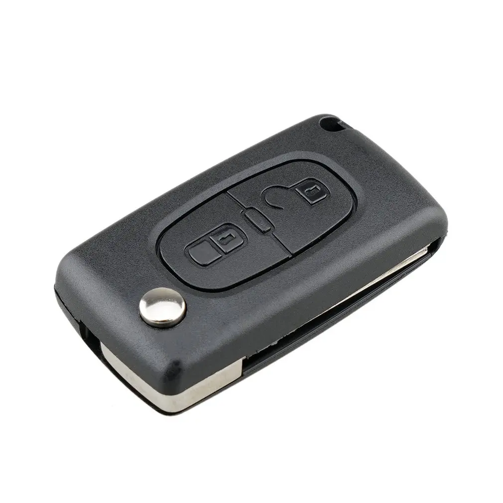 New 2 Button Remote Key Fob Shell Case Shell Durable Cover Key Protective Small And Light Shell for Peugeot Ce0523 Hu83