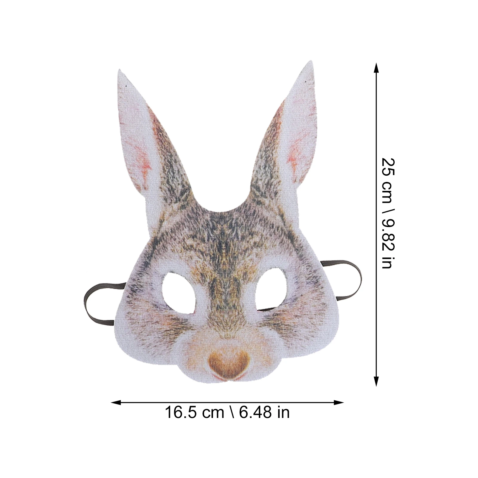 

5 Pcs Animal Facial Decoration Party Face Masks Halloween Masquerade Plastic