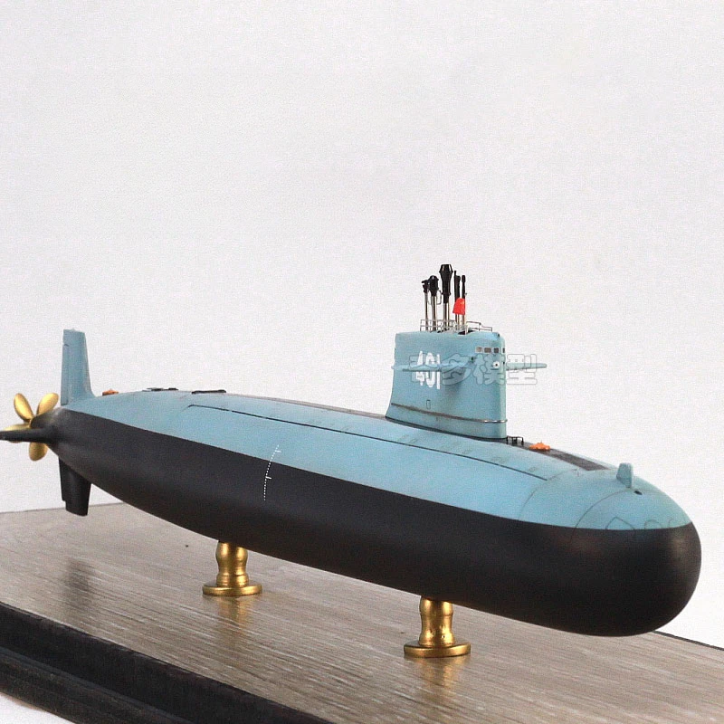 1/350 Chinese Navy 091 Han-class Nuclear Submarine Kit Navy Submarine Static Model Ornaments Collection Gift Assembled Toys