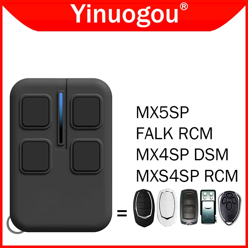 Imagem -02 - Controle Remoto para Porta de Garagem Controle Remoto Programação Opener Falk Rcm Mx4sp Dsm Mx5sp Mxs4sp Rcm 433mhz