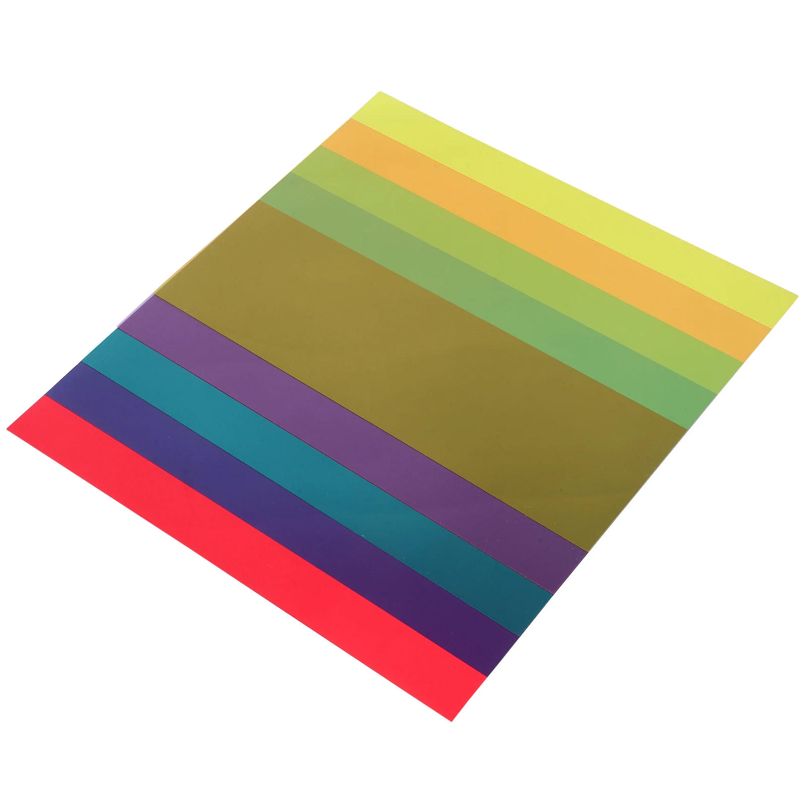 5pcs Pvc Translucent Colored Film Sheets Sturdy Matte Light Diffuser For Reading Guide Diy Crafts Photography Lighting Gels