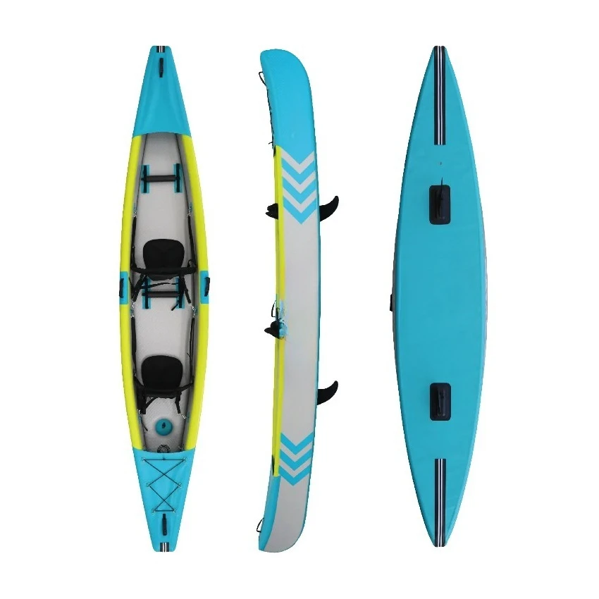 Wholesale PVC Drop Stitch Inflatable Fishing Kayak Canoe From China