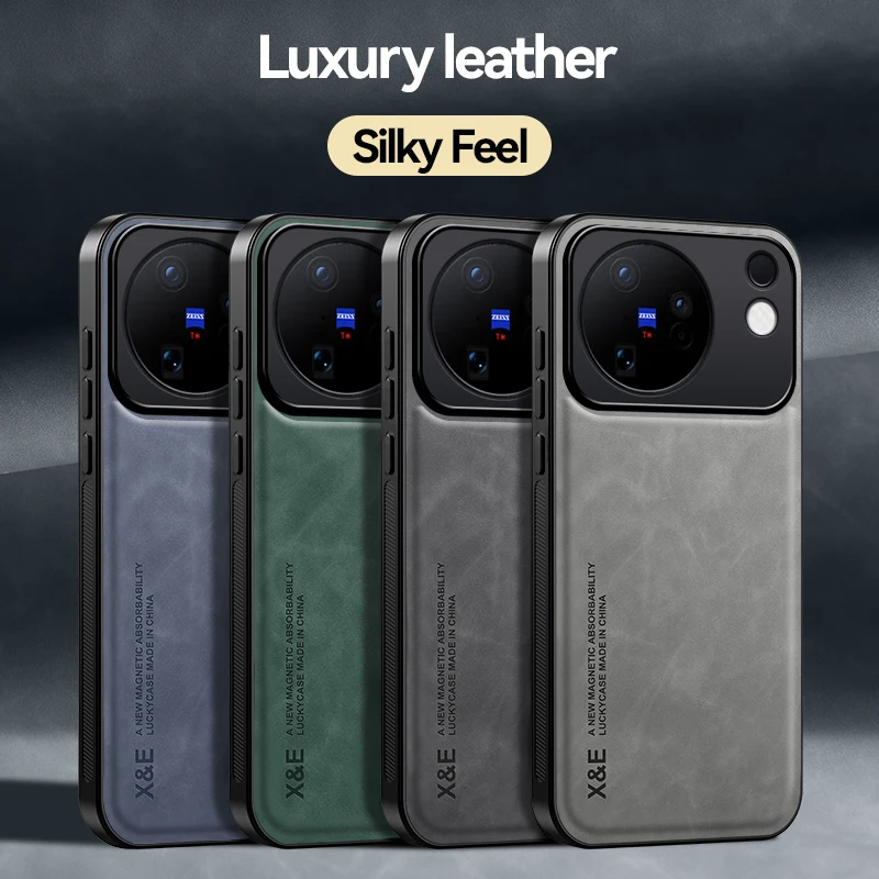 EUCAGR Skinlee Phone Case For vivo X500 Pro Max Case Magnetic silicone Skin Kindly Shell For vivo X500Pro Soft Silicone Cover