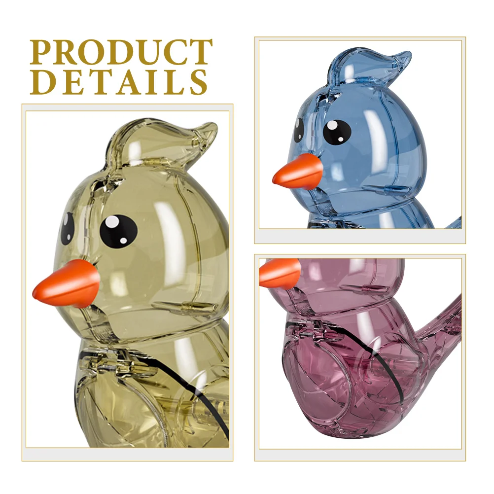 3 Pcs Warbling Whistle Toy Bird Toys Cartoon Blowers Plastic Whistles For Adults Kids Gifts