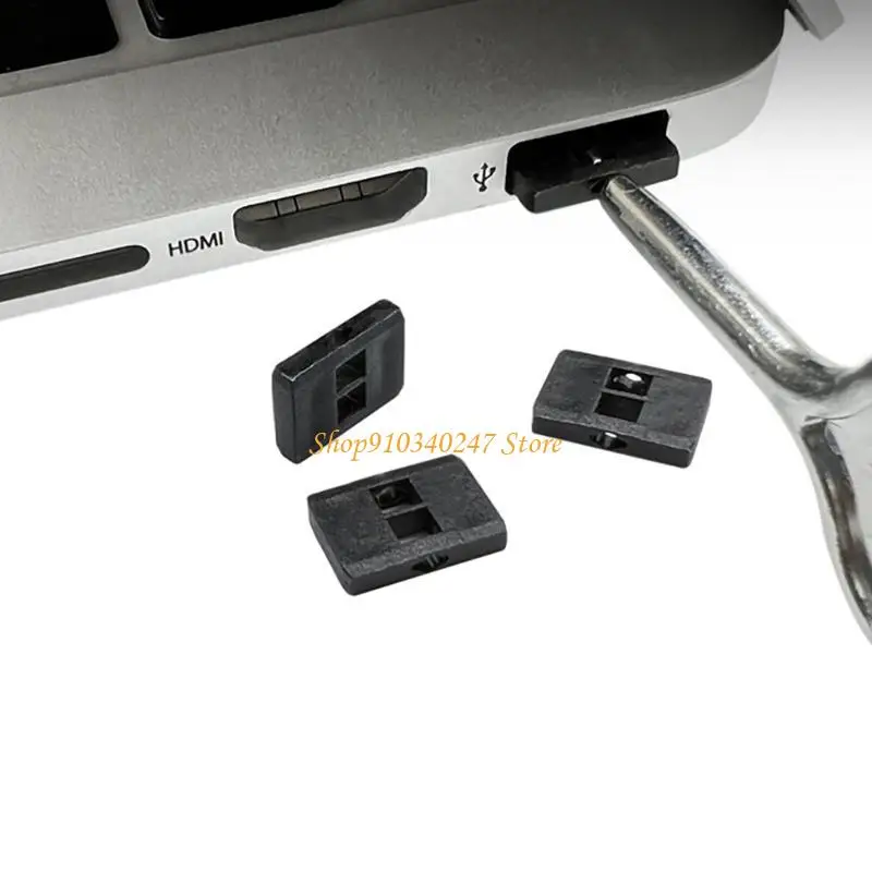 

Q22A PC and Laptop USB Port Security Plugs USB Port Blockers Keep Data Safe and Port Clean from Moisture and Dust 10pcs