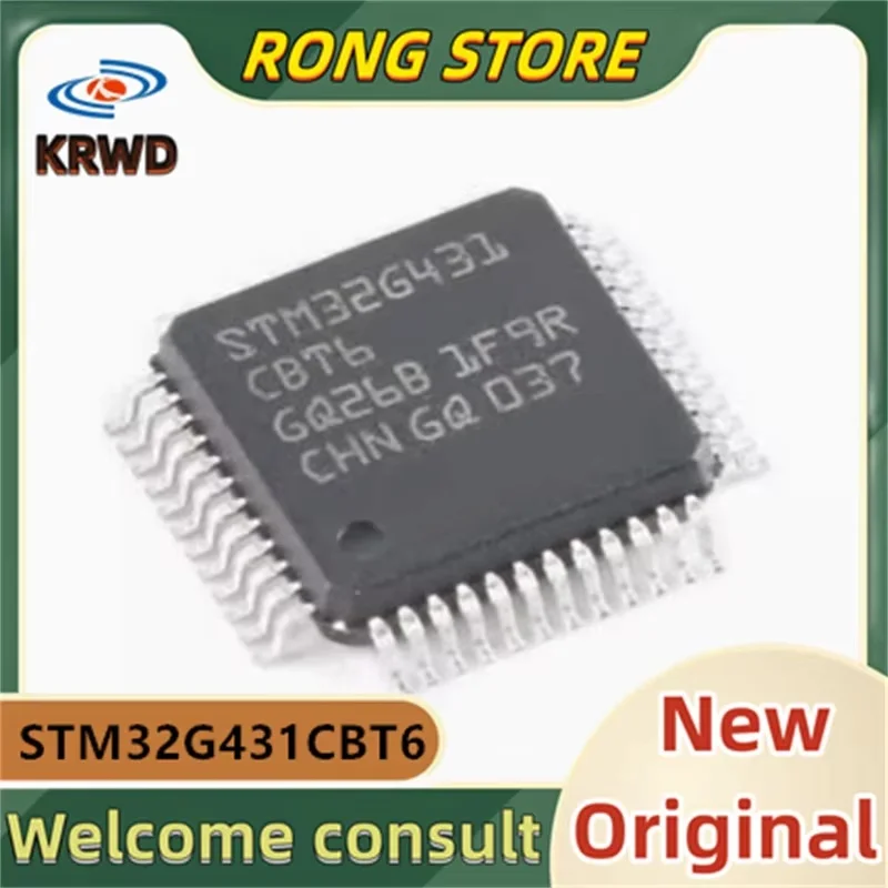 (5PCS) New and Original Chip IC STM32G431CBT6  STM32G431 LQFP-48 ARM cortex-m432-bit microcontroller-MCU
