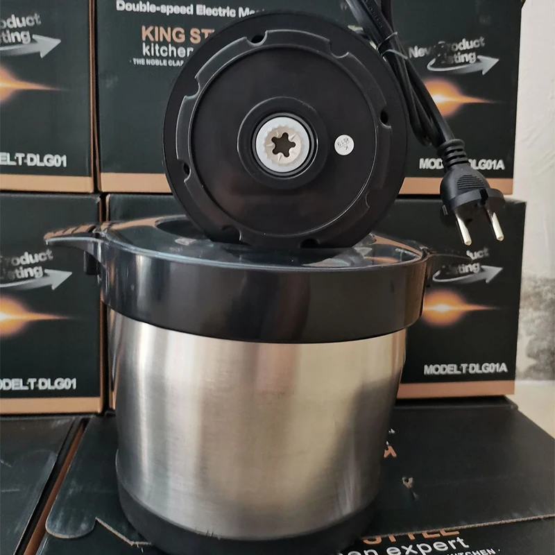 1000W Kommerzielle Elektrische Edelstahl Multi-Funktion Füllung Maschine 6L Große-Kapazität Gebrochen Gemüse Chili Mixer