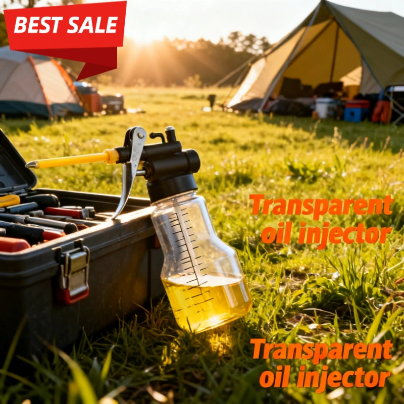 2025 Best-Selling New 250ml Transparent Oil Can – Manual High-Pressure Oiler, Plastic Lubrication Pump, Machine Grease Tool – Le