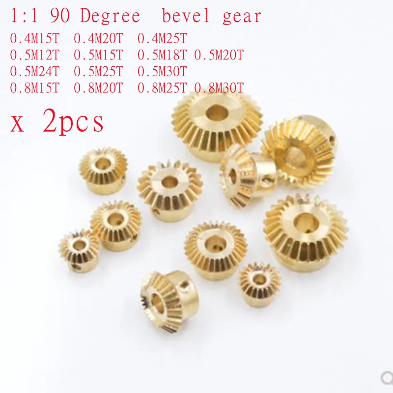 Ingranaggio Conico 0.3M 12T 1/2mm In Metallo Per Trasmissione A 90° – Mini Pignone Precisione 1:1 Per Modellismo E Robotica