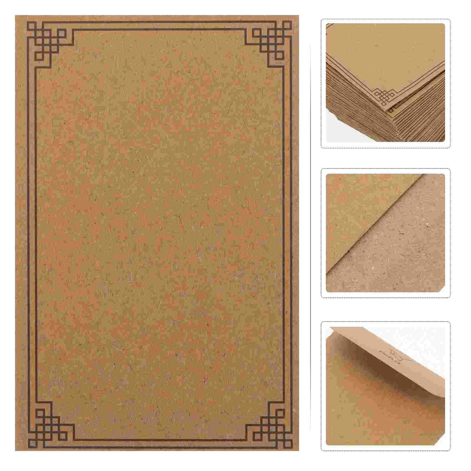 100 Pcs Seed Envelope Kraft Paper Envelopes for Seeds Money Documents Coin Small Credit Card