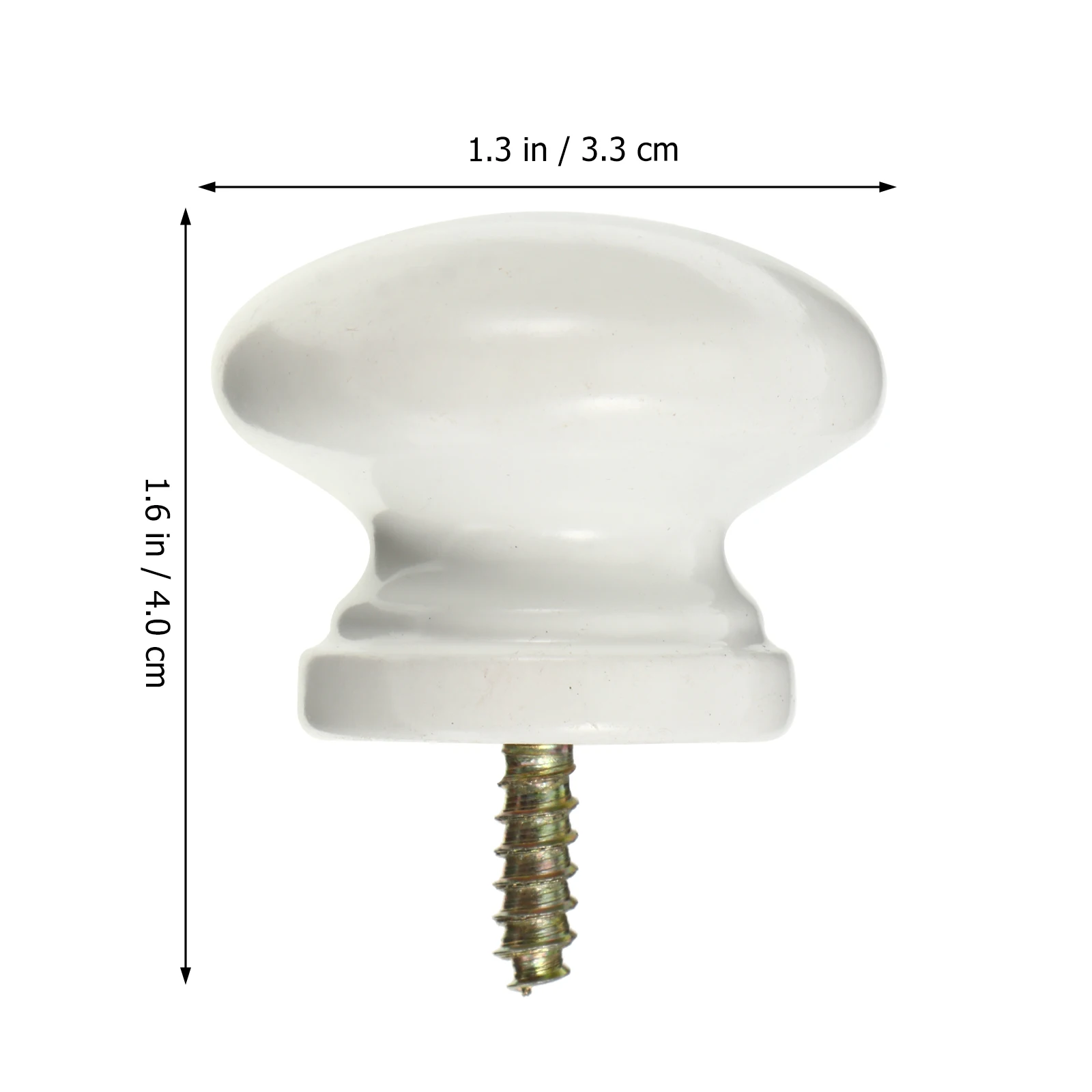 

Wardrobe Solid Wood Handle Brown Cabinet Hardware Knobs Screw Kitchen Drawer Child