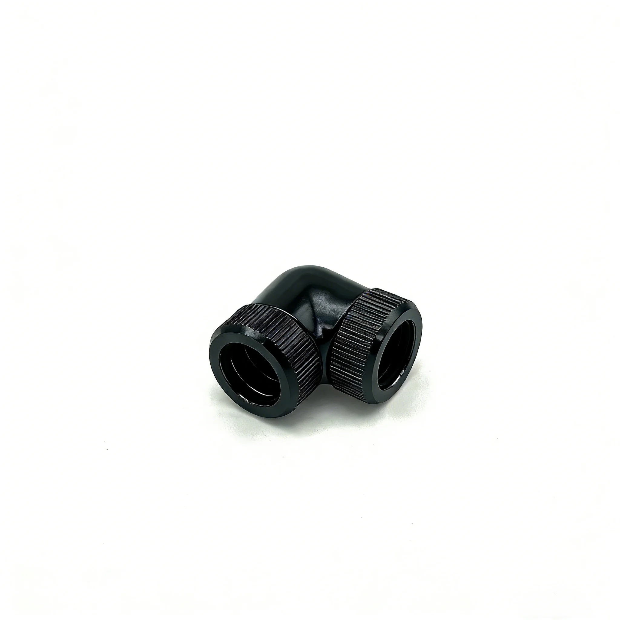 G1/4 90 Degree Rotary Water Cooling Fitting Dual Removable Connector PC Liquid Cooling Elbow Adapter