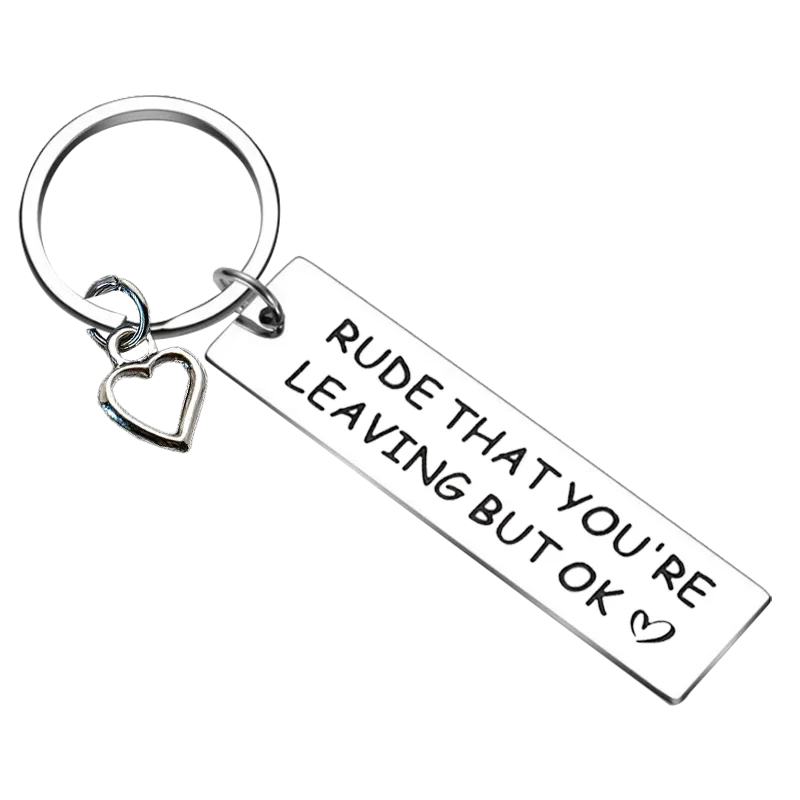 Funny Coworkers Farewell Gifts Keychain Coworkers Appreciation Gifts Key Chain Pendant Boss Going Away Retirement Gifts