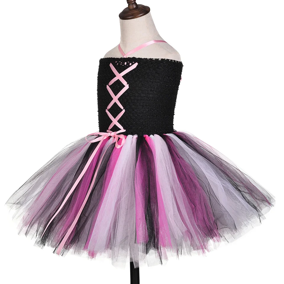 hot pink and black tutu dress Hot Pink and Black Pettiskirt