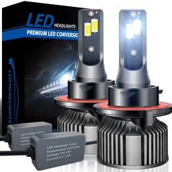 24V Truck Bulb Headlights LED Lights 12V Auto Car H1 H7 H8 H9 H11 9005 9006 9012 H3 9004 9007 80W H4 LED Headlamp CANBUS 2PCS
