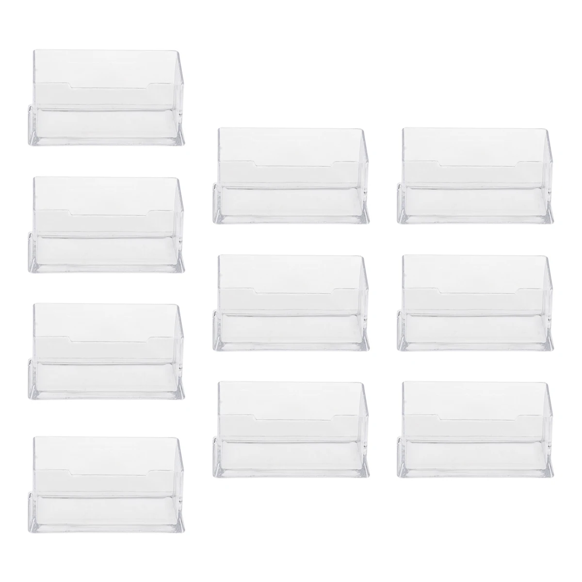 

10 Pcs Card Case Office Supplies Organizer Storage Box Accessories for Men