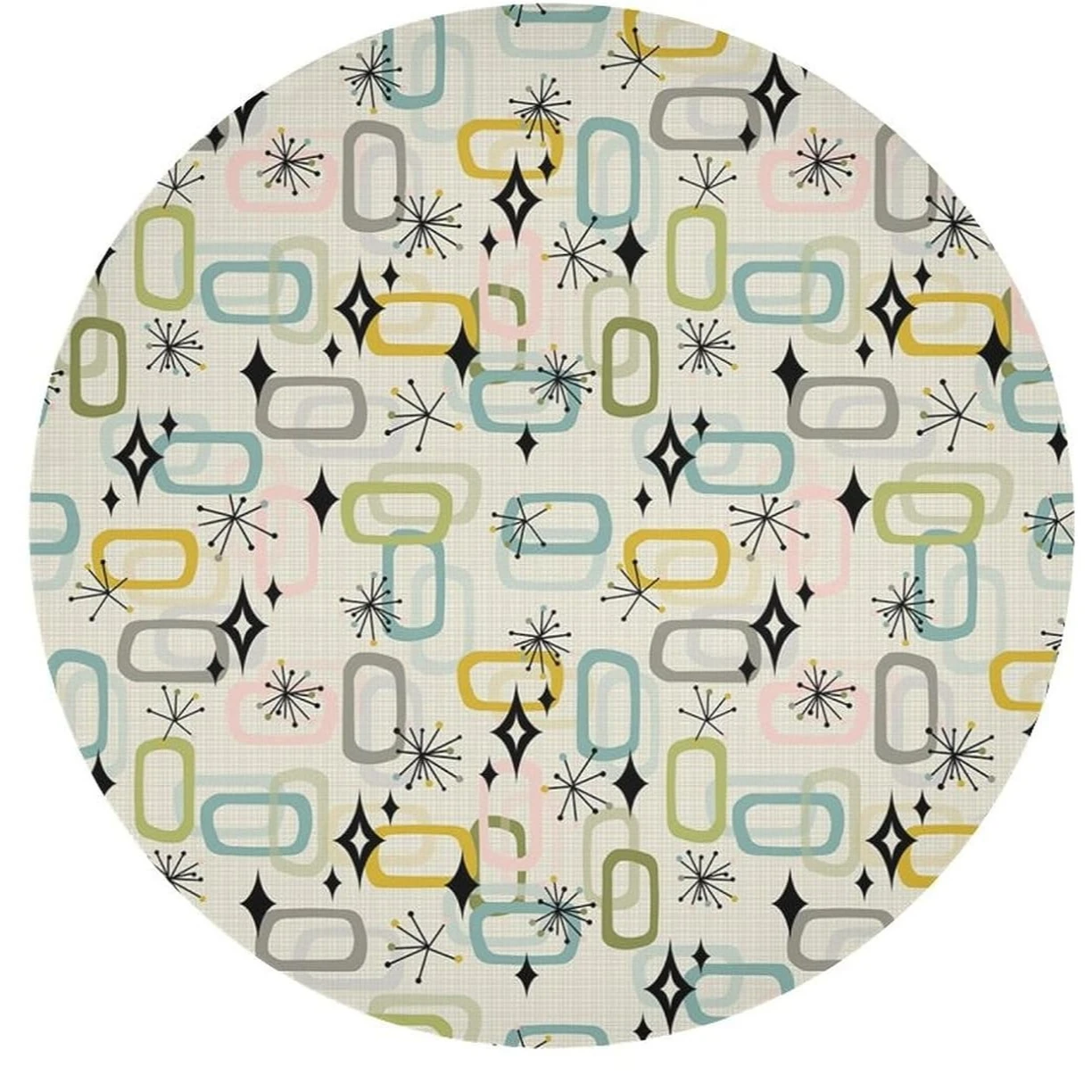 Mid Century Boho Retro Abstrac - Century Textile & Sewing Supply Online Shopping recension och pris