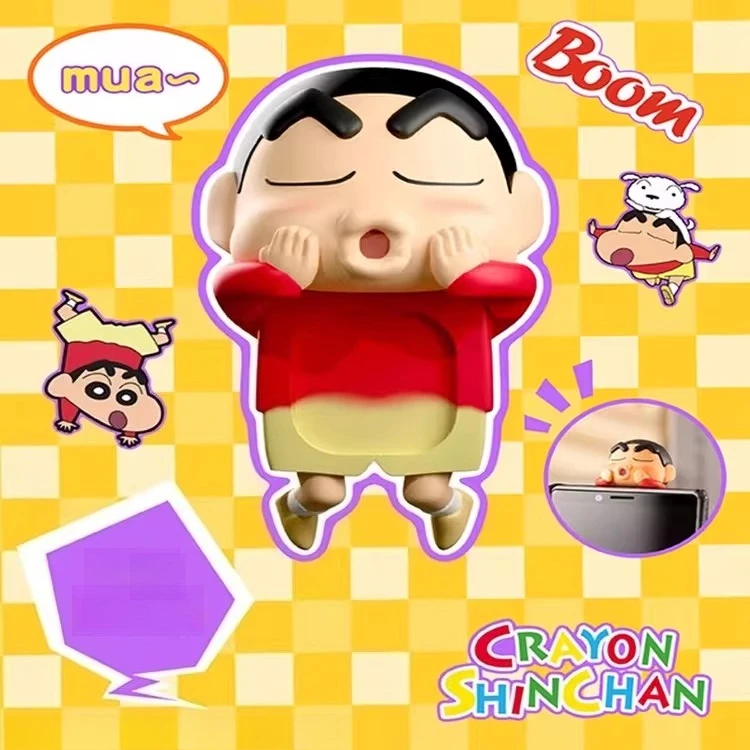 

New Crayon Shin-Chan Mobile Phone Screen Party Doll Car Decoration Figurine Pendant Gifts for Friends Computer Ornaments