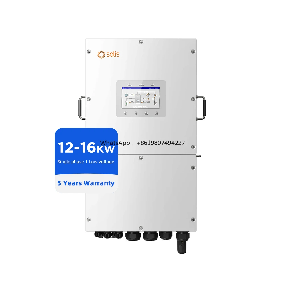 48v Inverter Board Solar Solar Controller on and off 12kw 14kw 16kw in Stock Energy Storage Inverter Hybrid Solar Inversor Solis